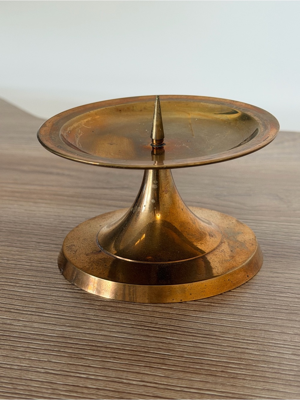 Brass candle holder vintage - Golden Tone